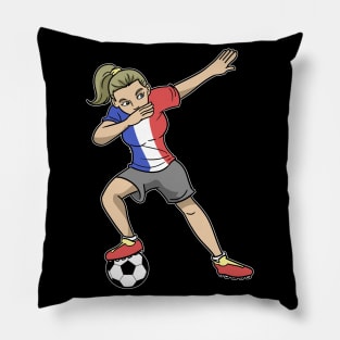 Soccer France Soccer Player Girls Pillow
