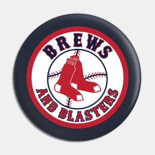 Brews and Blasters Baseball Pin