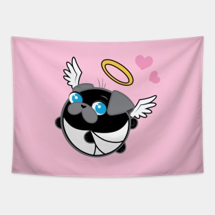 Poopy the Pug Puppy - Valentine's Day Tapestry