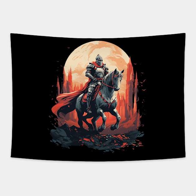 horseman warrior Tapestry by lets find pirate