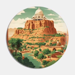 Jodhpur India Vintage Tourism Travel Pin