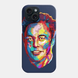 Elon Musk Color Art by Mailson Cello 2021 Phone Case