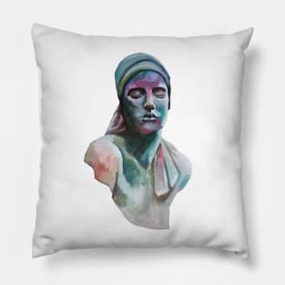 a colorful woman Pillow