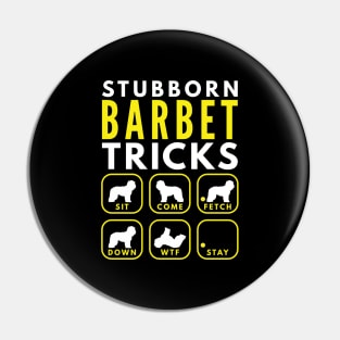 Stubborn Barbet Tricks - Dog Training Pin