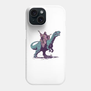 \ Jesus Riding A Dinosaur / Phone Case