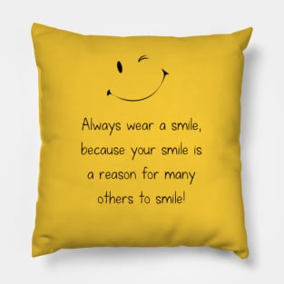 quote of the day Pillow