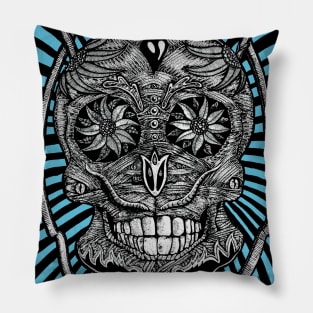 Mexican skull, day of the dead cinco de mayo Mexico Sugar Pillow