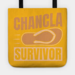 Chancla Survivor Funny Spanish Home Joke Gifts Idea Tote