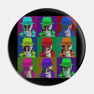 Rorschach Pop Art Watchmen Pin