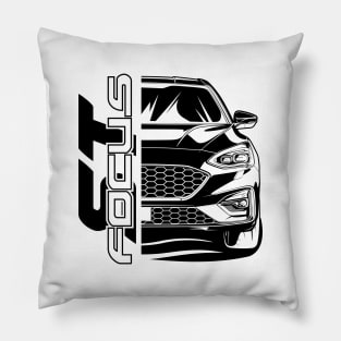 Focus ST (Black Print) Pillow