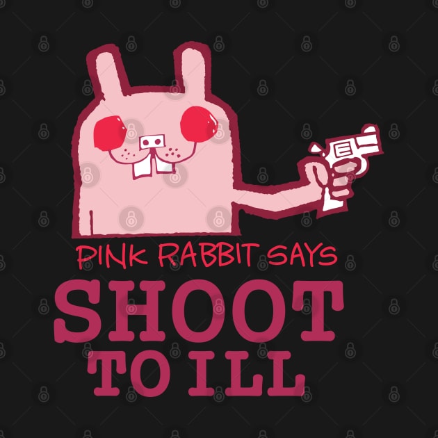 pink rabbit gorillaz by small alley co