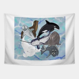 Marine Mammals Tapestry