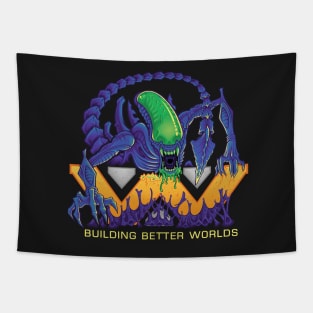 Building Better Worlds - Aliens Tapestry