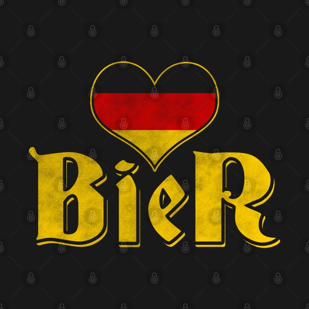 I Love Beer (Ich Liebe Bier) Original German Shirt by awesomemerch2