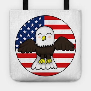 Patriotic American Eagle - Large Design Tote