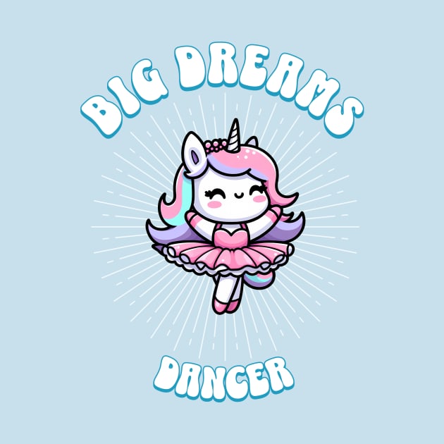 Big Dreams Ballet Dancer Unicorn Ocean Edition by Pink & Pretty