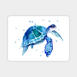 Blue Sea Turtle Magnet