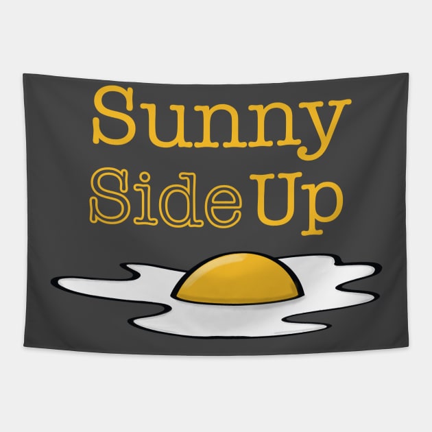 Sunny Side Up Egg Tapestry by vystudio