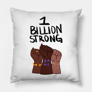 One Billion Strong Pillow