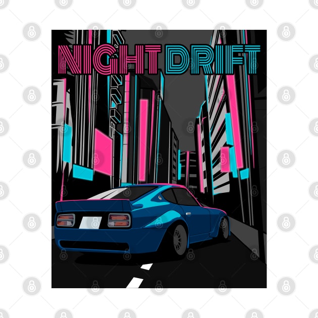 NIssan Fairlady Z 240z Night Drift by Rebellion Store