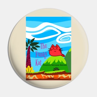 The Funky Kat Creative Wellness Retreat poster Pin