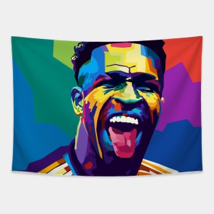 Vinícius Junior  Pop Art Tapestry