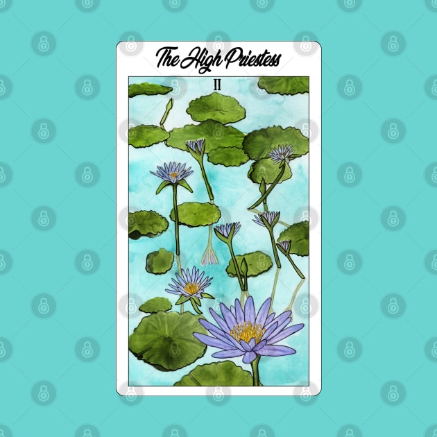 The High Priestess Lotus Card by Heather Dorsch Creations