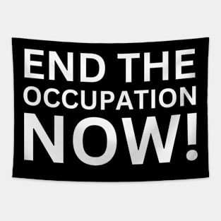 End The Occupation Now Tapestry