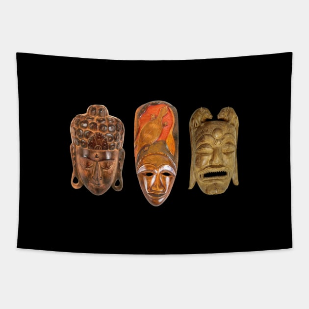Mood face Tapestry by daengdesign66