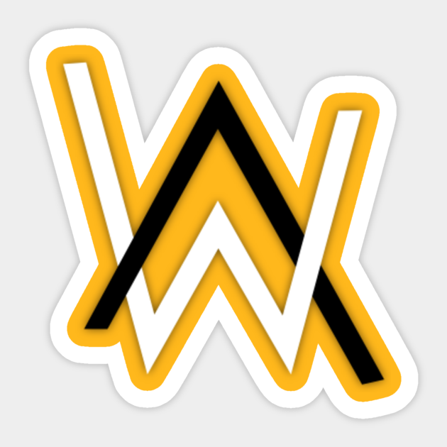 Alan Walker Alan Walker Logo Autocollant Teepublic Fr Текст alan walker — faded. alan walker