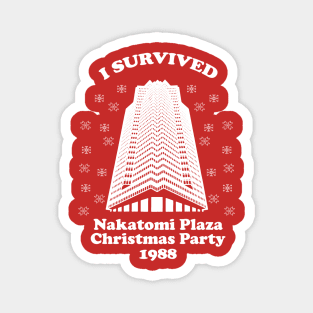 I Survived Nakatomi Plaza Christmas Party 1988 Magnet