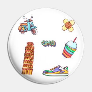 Fun Sticker Pack Pin