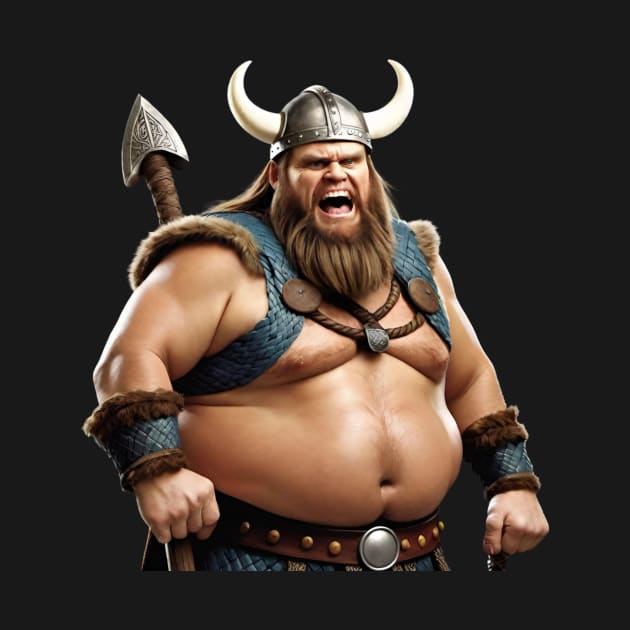 Jim Carrey, A fat Viking warrior by Human light 