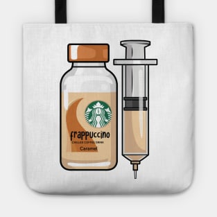 Caramel Iced Coffee Drink Injection for medical and nursing students, nurses, doctors, and health workers who are coffee lovers Tote