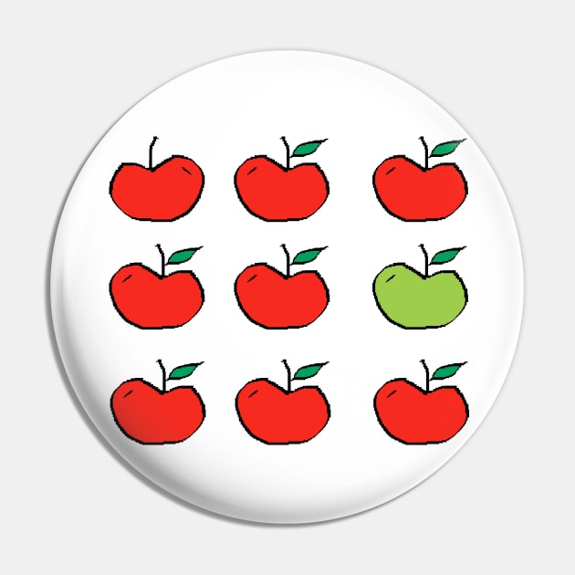 Apples Pin by WhyNotArt