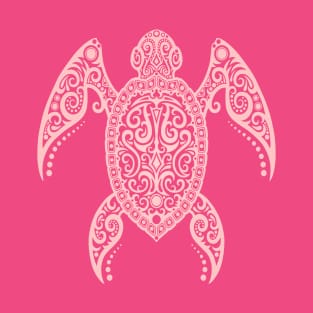 Intricate Pink Sea Turtle T-Shirt