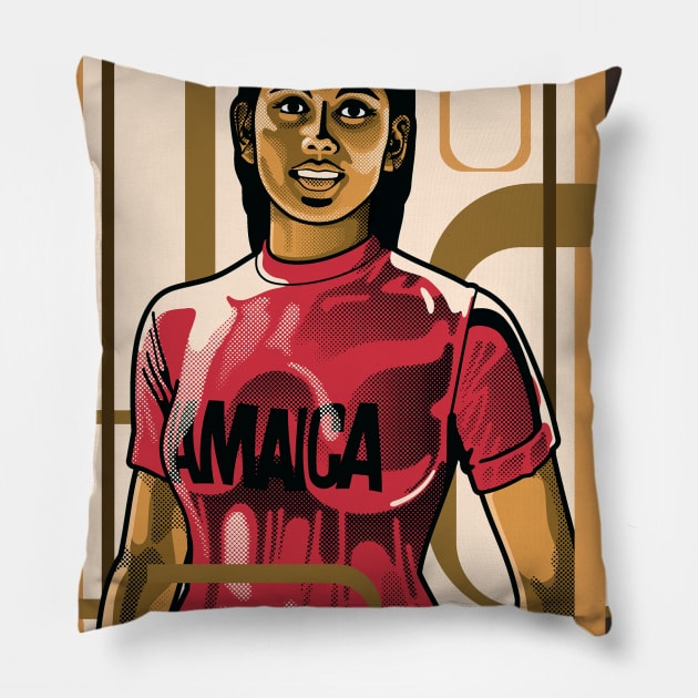 Come Back to Jamaica Poster Pillow by BlackActionTeesOnDemand