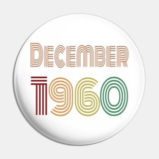 December 1960, Happy 60th Birthday, Happy sixties Anniversary. Pin