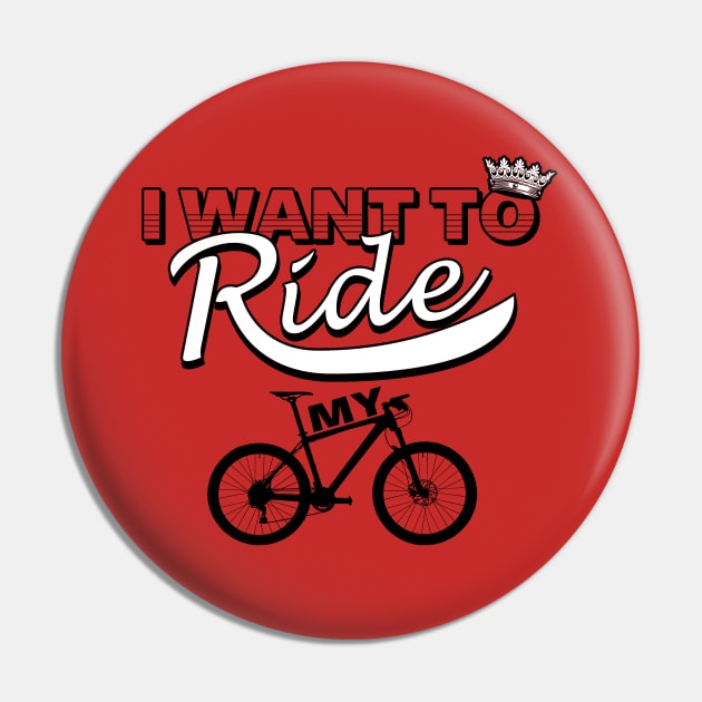 Bicycle Cycling Queen Freddie Mercury Meme Gift For Cyclist Pin by IloveCycling