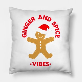 GINGER And Spice Vibes Gingerbread Cookie Pillow