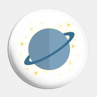 Planet in Space Pin