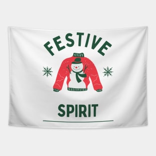 Festive Spirit Christmas Tapestry