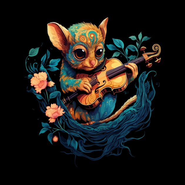 Tarsier Playing Violin by JH Mart