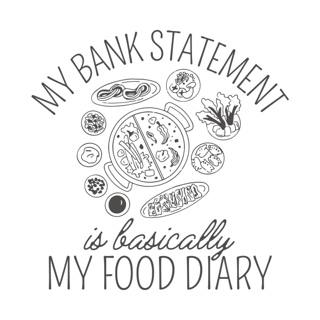 My Bank Statement Is Basically My Food Diary by pingkangnade2@gmail.com