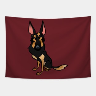 Black and Tan German Shepherd Tapestry