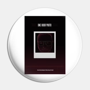 One hour photo minimalist art Pin