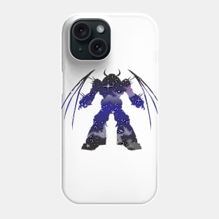 Robot silhouette (Universe) Phone Case