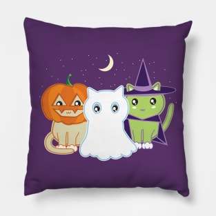Halloween Kitties Pillow