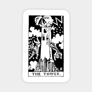 Tarot Card - Tower Magnet