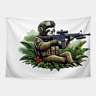 Tactical Sloth Tapestry